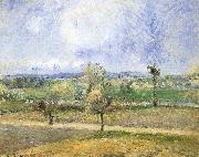 Camille Pissarro Rain scenery Germany oil painting artist